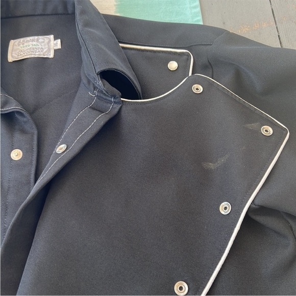 Vintage H Bar C California Ranchwear Long Tail Embroidered Eagle Bib Front
Shirt - Picture 9 of 10